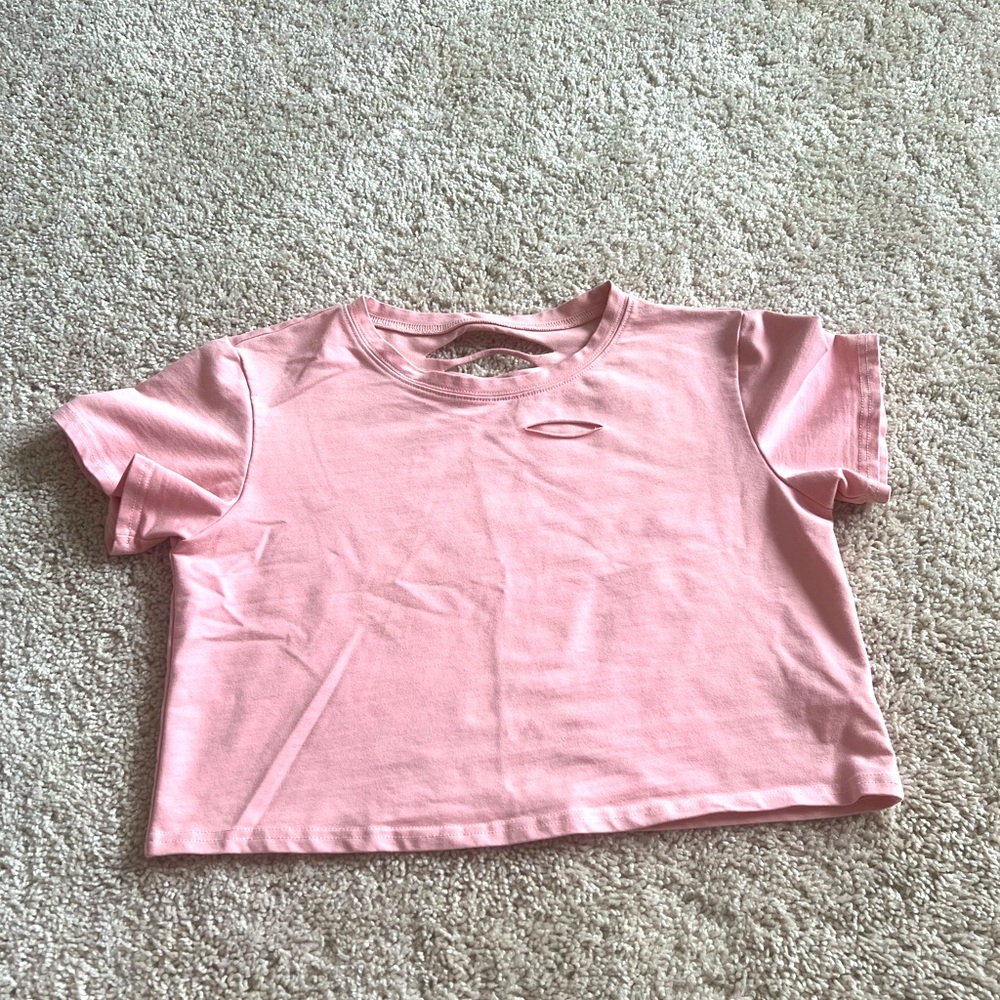Light Pink Crop Top